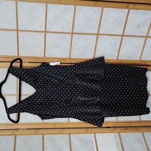 Black and white pok-a-dot dressNwt